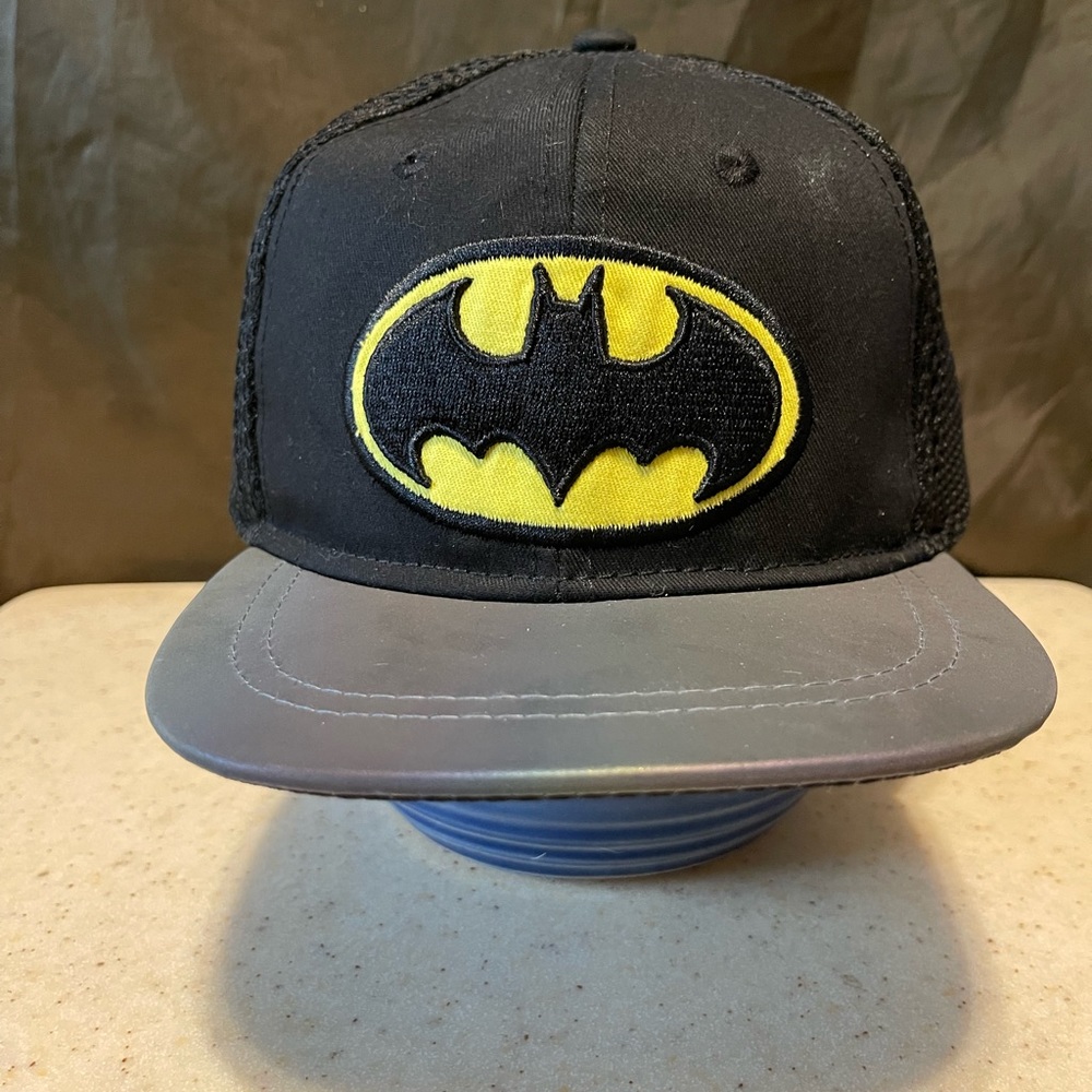 DC Batman And Superman Baseball SnapBack Caps Boys Youth NWT Lot Of 2